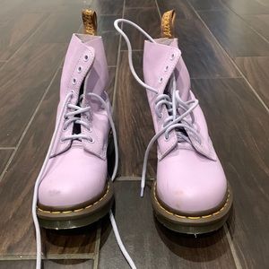 Lavender doc martens